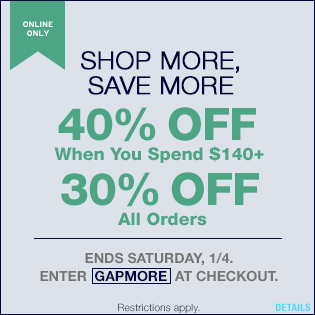40% off your purchase!