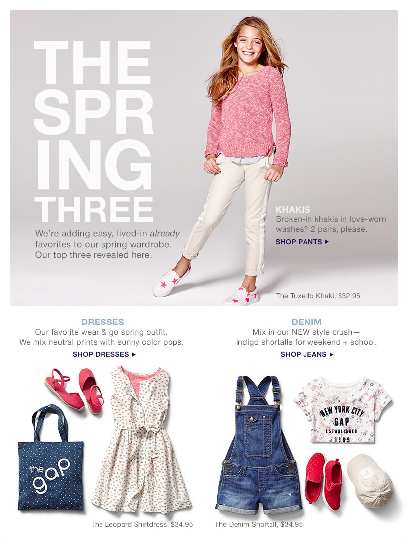 Shop The Spring Three