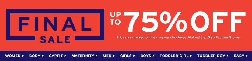 Final Sale. Shop Now