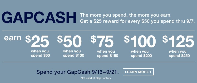 gap cash