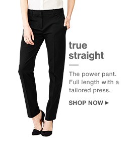 gap true straight trousers