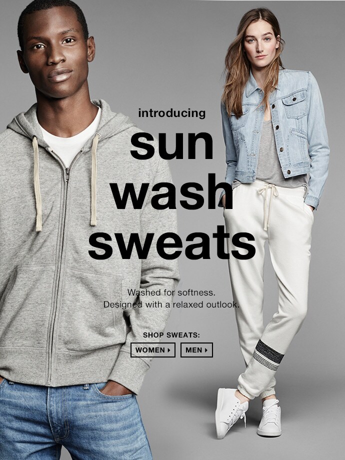 sun washed sweats