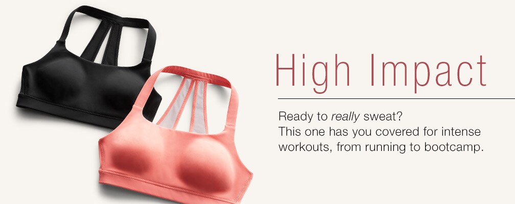 Shop high impact sports bras