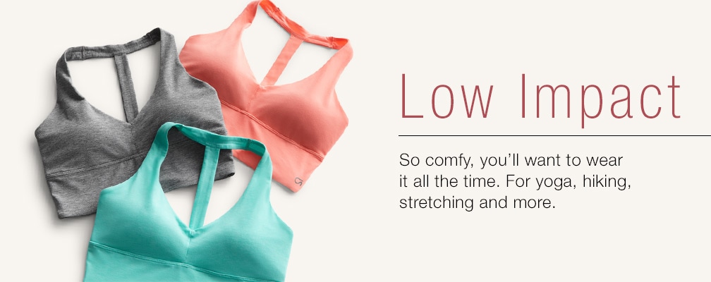 Shop low impact sports bras