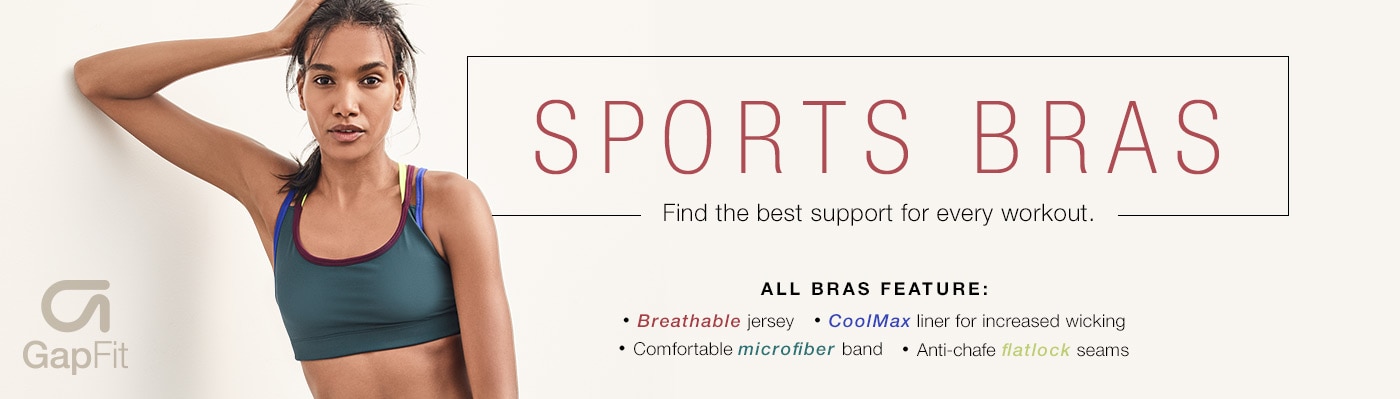 Shop sports bras
