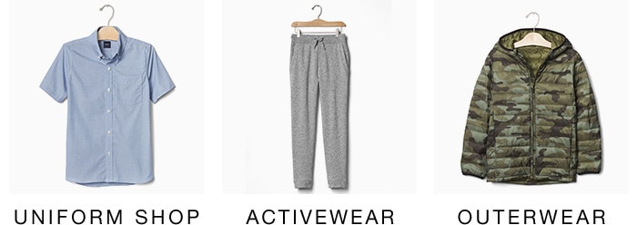shop boys categories