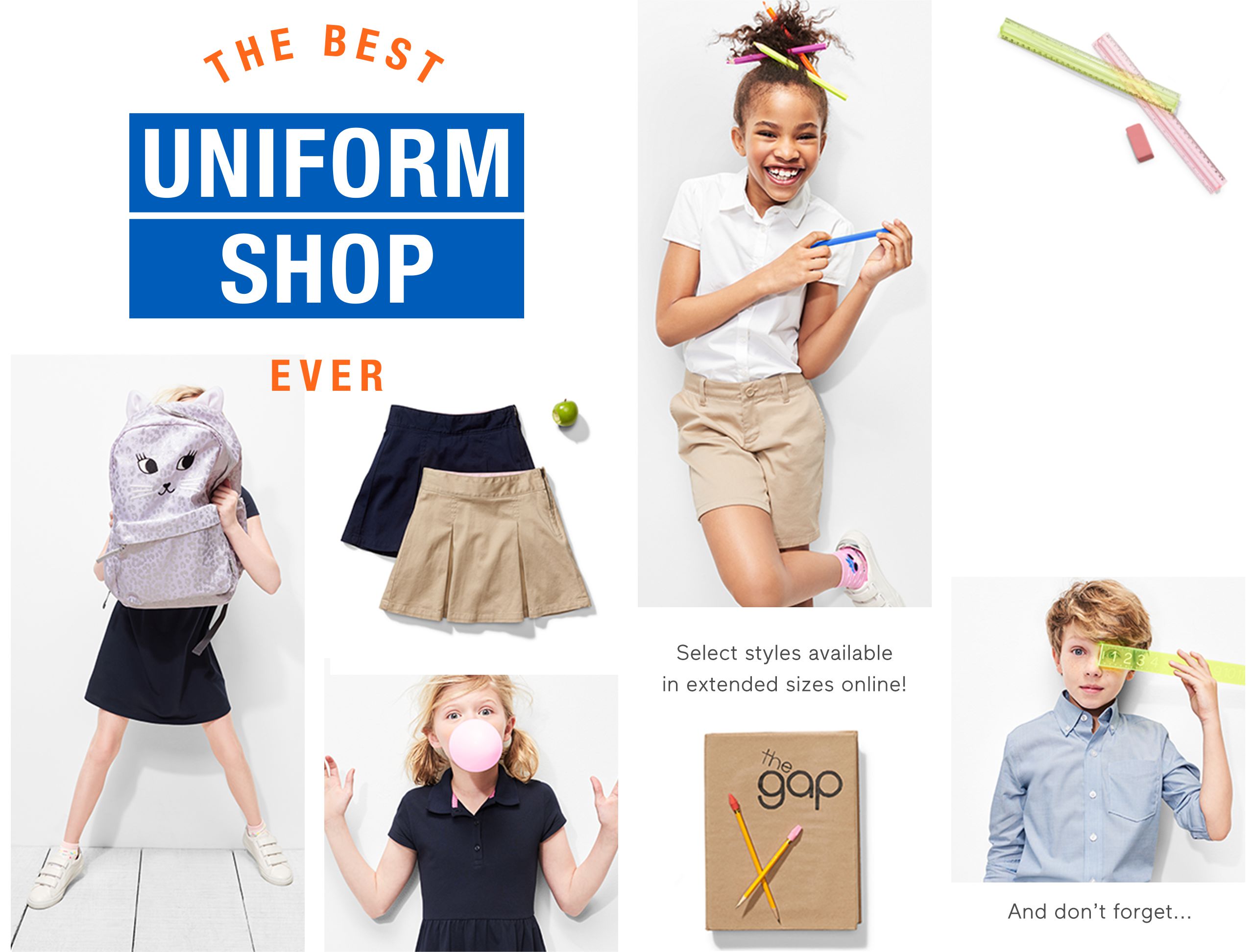 The best online outlet for all your kids clothes and school uniform needs! We have every color and size available at the lowest prices you'll find anywhere.