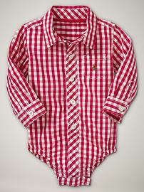 Gingham bodysuit