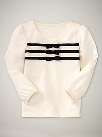 Triple bow shirt