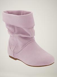 Foldover slouchy boot