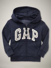 Arch logo zip hoodie