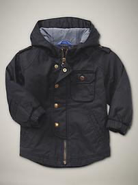 Quilted waxed jacket