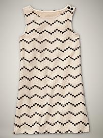 Zigzag heart ponte dress