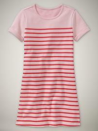Striped ponte dress