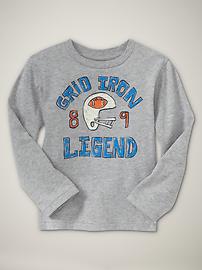 Long-sleeve graphic T