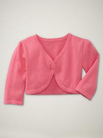 Single-button cardigan