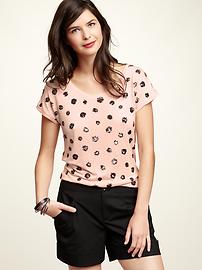Sequin leopard T