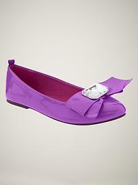Jeweled bow flats