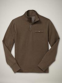 Half mock zip pullover