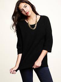 Oversized elbow-sleeve sweater