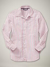 Woven stripe shirt