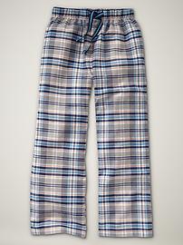 Plaid flannel pajama pants