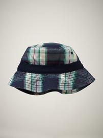 Plaid bucket hat