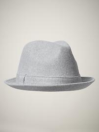 Wool-blend fedora