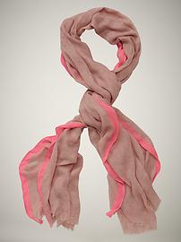 Neon border scarf