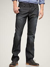 1969 straight jeans (black ink wash)