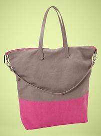 Colorblock tote