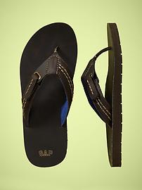 Stitched flip-flops