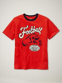 Graphic ringer T