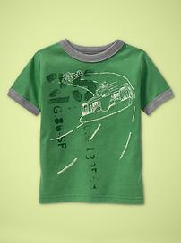 Glow in the dark ringer T