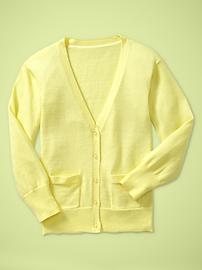 Lurex pocket cardigan