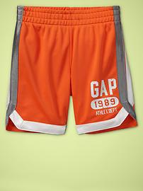 Athletic mesh shorts