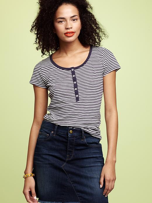 Gap Striped Henley T
