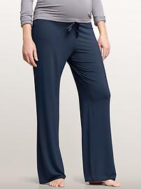 Drawstring jersey pants