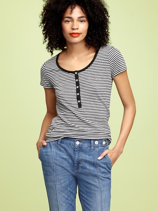 Gap Striped Henley T