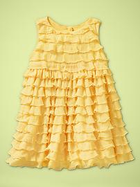 Ruffled jersey dress
