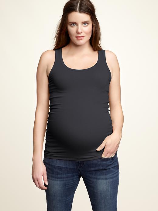 View large product image 1 of 1. Ribbed tank