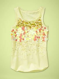 Sequin splash tank