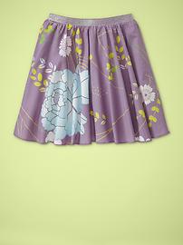 Sparkle & floral skirt