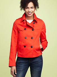 Cropped peacoat