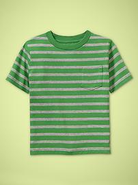 Stripe pocket T