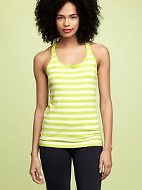 GapFit striped racerback tank