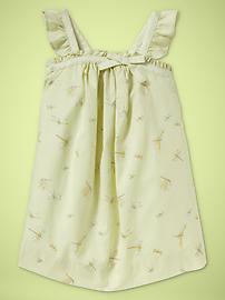 Dragonfly-print dress