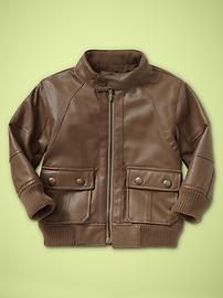 Perforated moto jacket