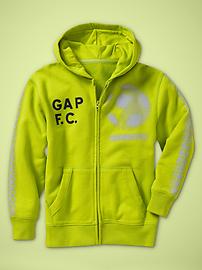 Neon graphic hoodie