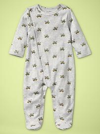 Grasshopper footed one-piece